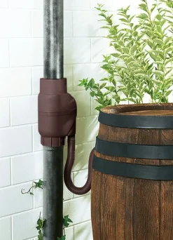 BADER Regenfilter mit Edelstahlsieb, Anleitung und Schlauch