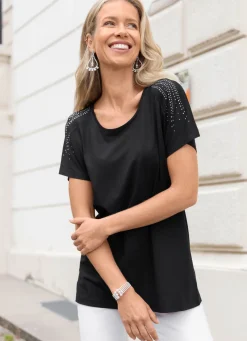 Damen BADER 5-reihiger Strass-Armreif