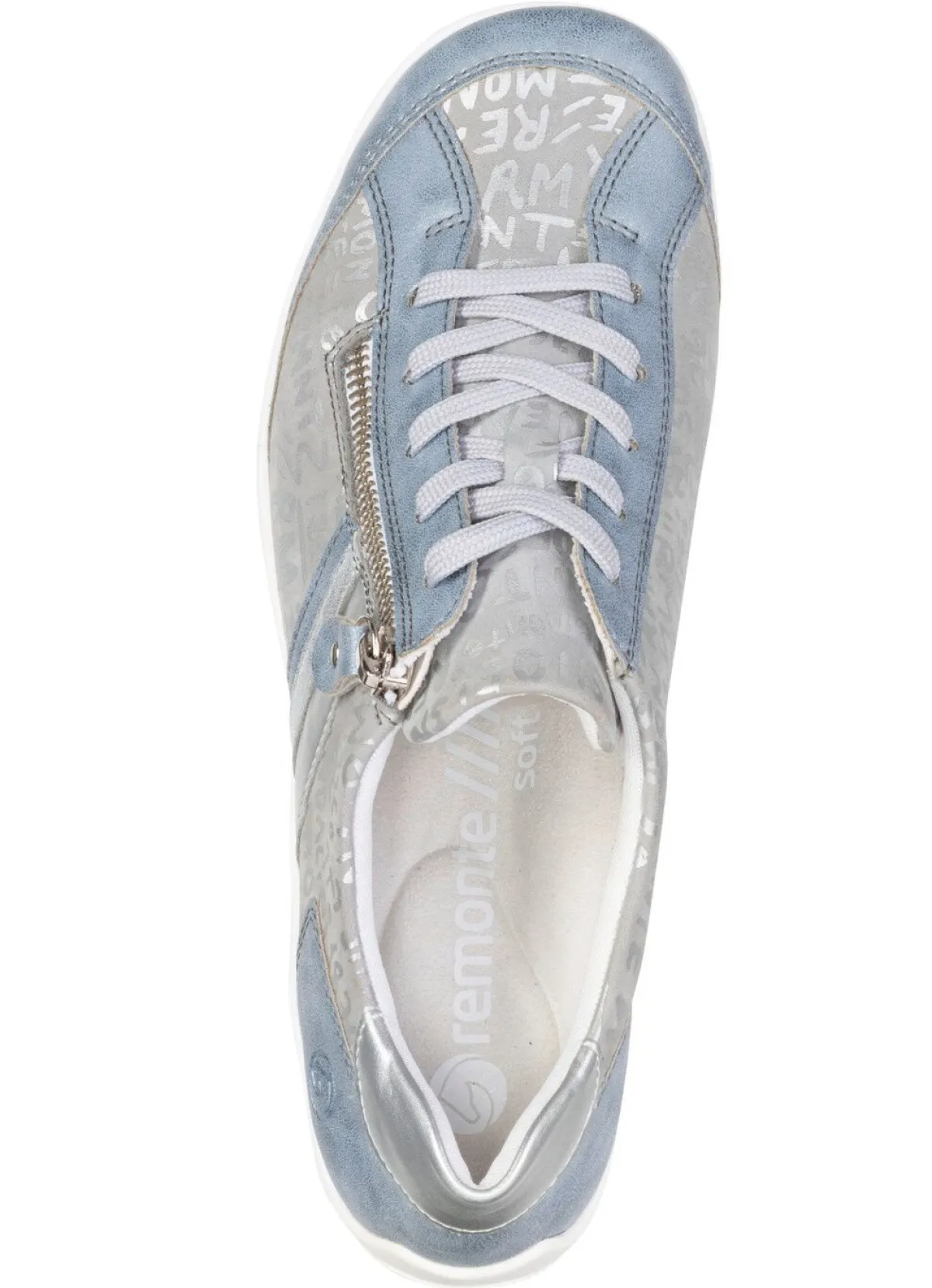 Damen Remonte , bequeme Damen-Sneaker, Weite G, mit herausnehmbarem Fußbett