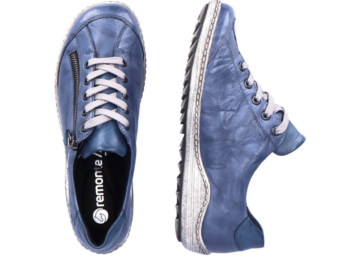 Damen Remonte , bequeme Damen-Sneaker, Weite G, mit herausnehmbarem Fußbett