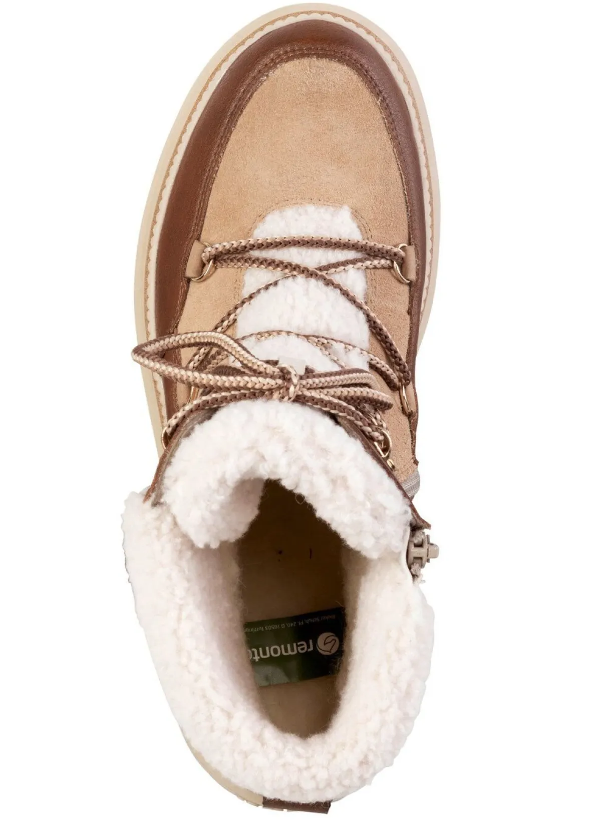 Damen Remonte , gefütterte Damen-Boots, Winterschuhe, Weite G, mit Reißverschluss