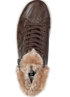 Damen Remonte , gefütterte Damen-Boots, Winterschuhe, Weite G, mit herausnehmbarem Fußbett