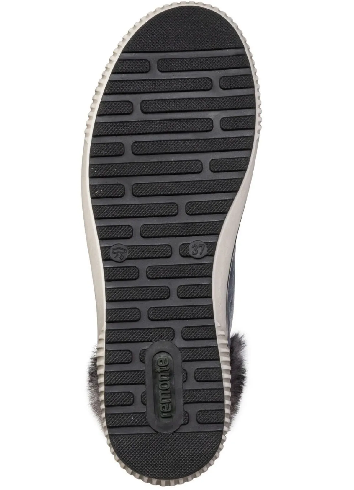 Damen Remonte , gefütterte Damen-Boots, Winterschuhe, Weite G, mit herausnehmbarem Fußbett