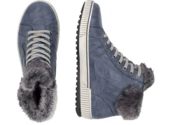 Damen Remonte , gefütterte Damen-Boots, Winterschuhe, Weite G, mit herausnehmbarem Fußbett