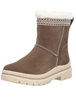 Damen Remonte , gefütterte Damen-Stiefeletten, Winterschuhe, Weite G, mit Lammfell