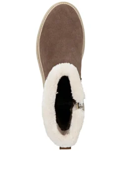 Damen Remonte , gefütterte Damen-Stiefeletten, Winterschuhe, Weite G, mit Lammfell