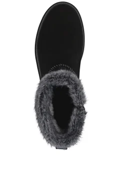 Damen Remonte , gefütterte Damen-Stiefeletten, Winterschuhe, Weite G, mit Lammfell