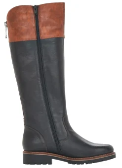 Damen Remonte , gefütterte Damen-Stiefel, Winterschuhe, Weite G, mit Reißverschluss