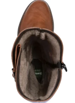 Damen Remonte , gefütterte Damen-Stiefel, Winterschuhe, Weite G, mit Lammfell
