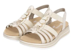 Damen Remonte Riemchen-Sandale mit Metallschmuck