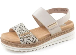 Damen Remonte , schicke Damen-Sandalen, mit herausnehmbarem Fußbett