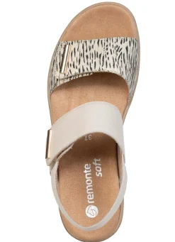 Damen Remonte , schicke Damen-Sandalen, mit herausnehmbarem Fußbett