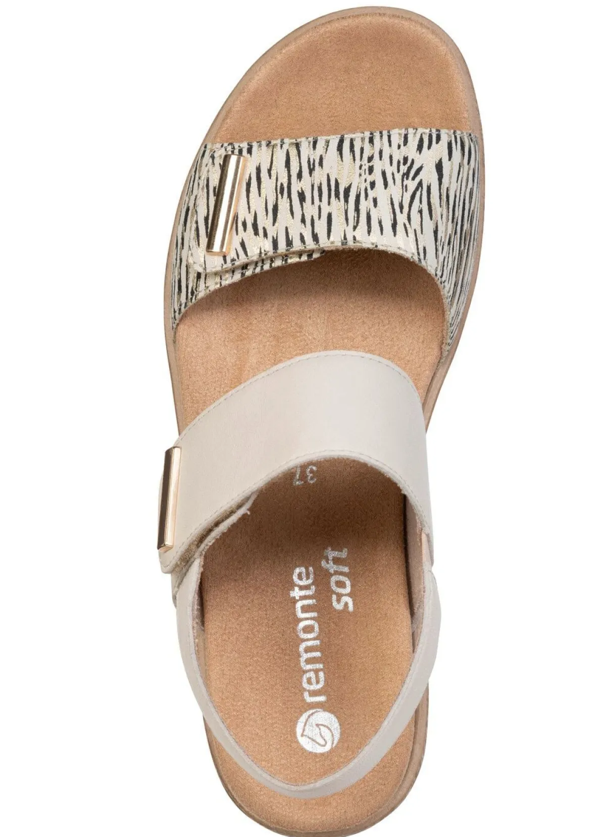 Damen Remonte , schicke Damen-Sandalen, mit herausnehmbarem Fußbett