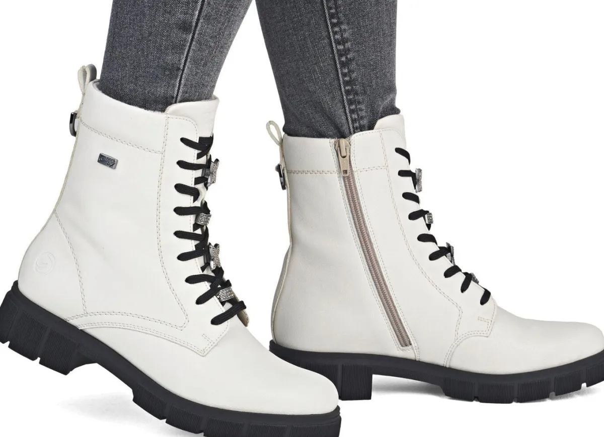 Damen Remonte , schicke Damen-Stiefeletten, Winterschuhe, Weite G, mit Reißverschluss