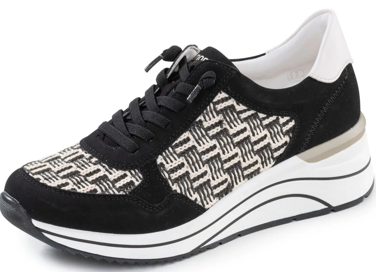 Damen Remonte , sportliche Damen-Sneaker, Weite H, mit herausnehmbarem Fußbett