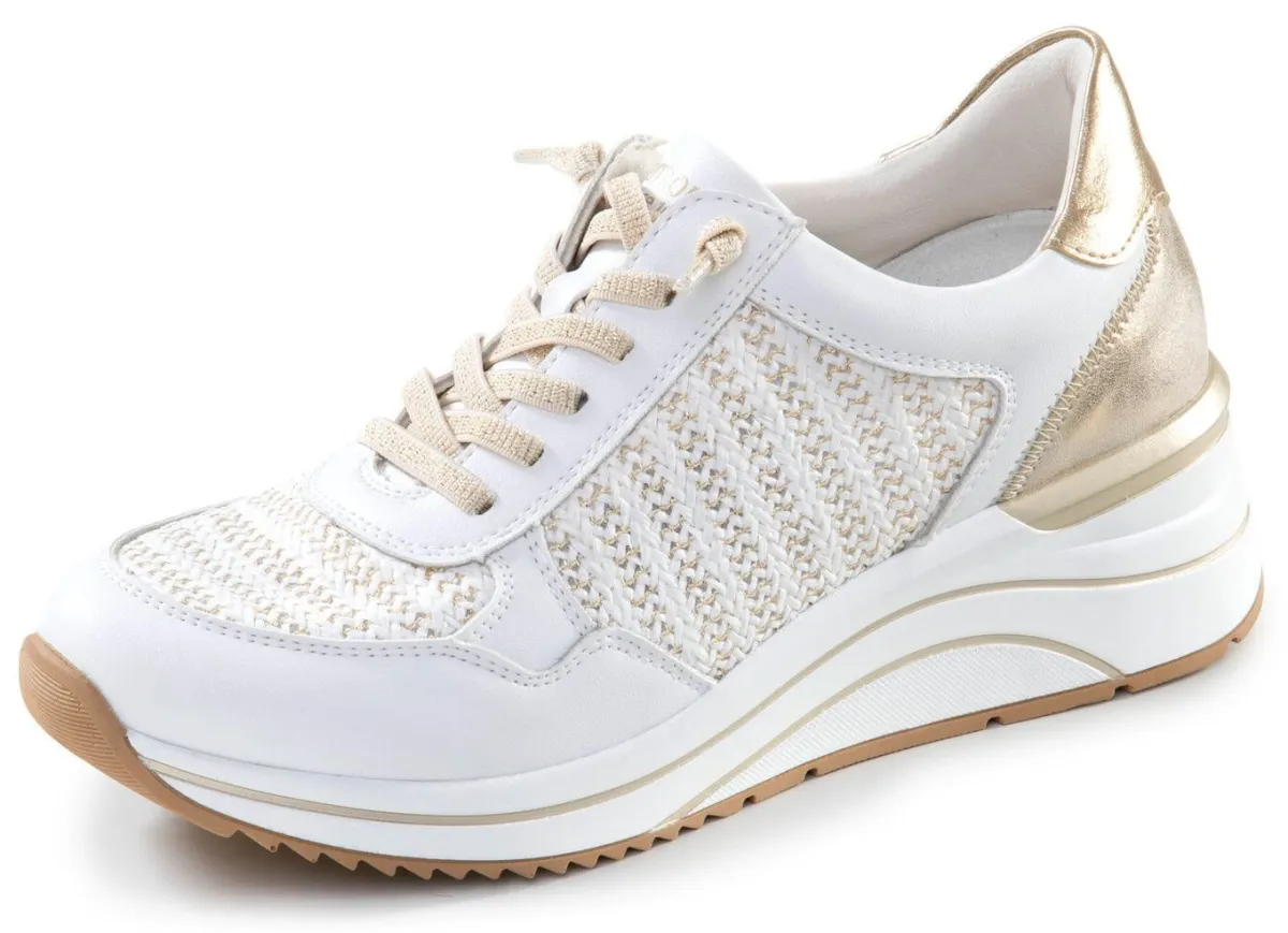Damen Remonte , sportliche Damen-Sneaker, Weite H, mit herausnehmbarem Fußbett