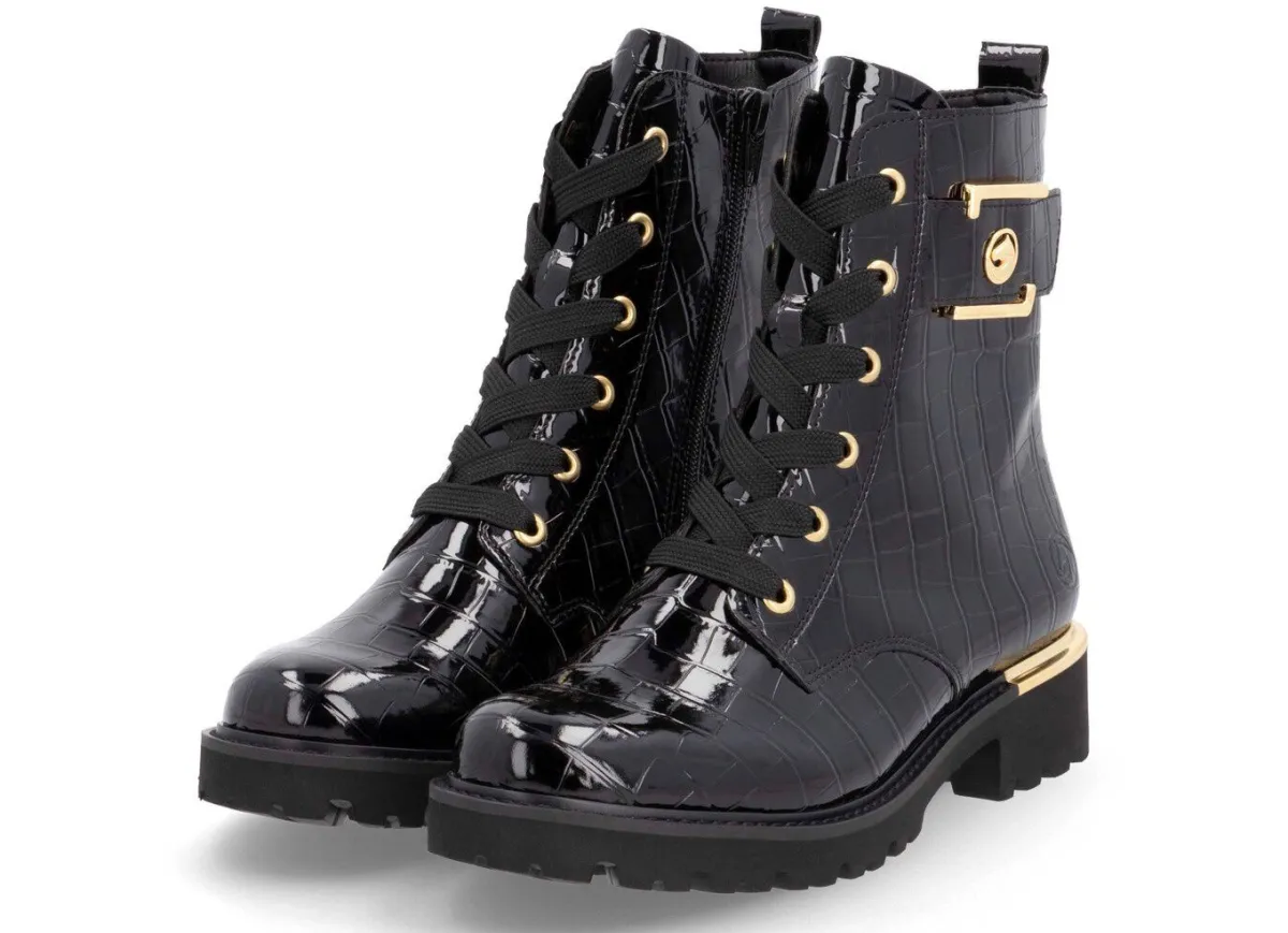 Damen Remonte , stylische Damen-Stiefeletten, Winterschuhe, Weite G, mit herausnehmbarem Fußbett