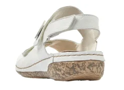 Damen Rieker , bequeme Damen-Sandalen, Weite H, mit herausnehmbarem Fußbett