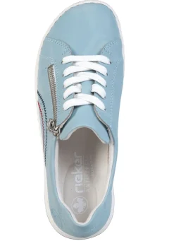 Damen Rieker , bequeme Damen-Sneaker, Weite H, mit herausnehmbarem Fußbett
