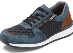 Herren Rieker , bequeme Herren-Sneaker, Weite H, mit herausnehmbarem Fußbett