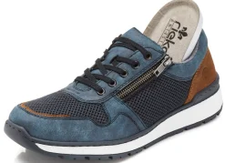 Herren Rieker , bequeme Herren-Sneaker, Weite H, mit herausnehmbarem Fußbett