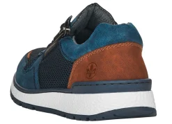Herren Rieker , bequeme Herren-Sneaker, Weite H, mit herausnehmbarem Fußbett