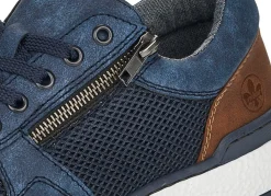 Herren Rieker , bequeme Herren-Sneaker, Weite H, mit herausnehmbarem Fußbett
