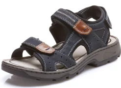 Herren Rieker , klassische Herren-Trekkingsandalen, aus Leder