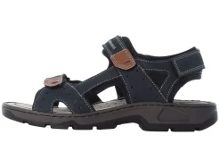 Herren Rieker , klassische Herren-Trekkingsandalen, aus Leder