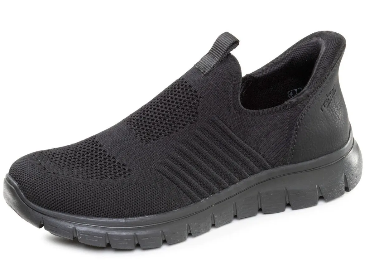 Herren Rieker , leichte Herren-Slipper, mit verstärkter Hinterkappe