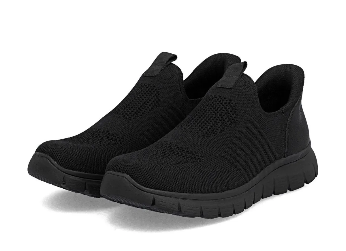 Herren Rieker , leichte Herren-Slipper, mit verstärkter Hinterkappe
