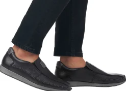 Damen Rieker Slipper aus Nappaleder