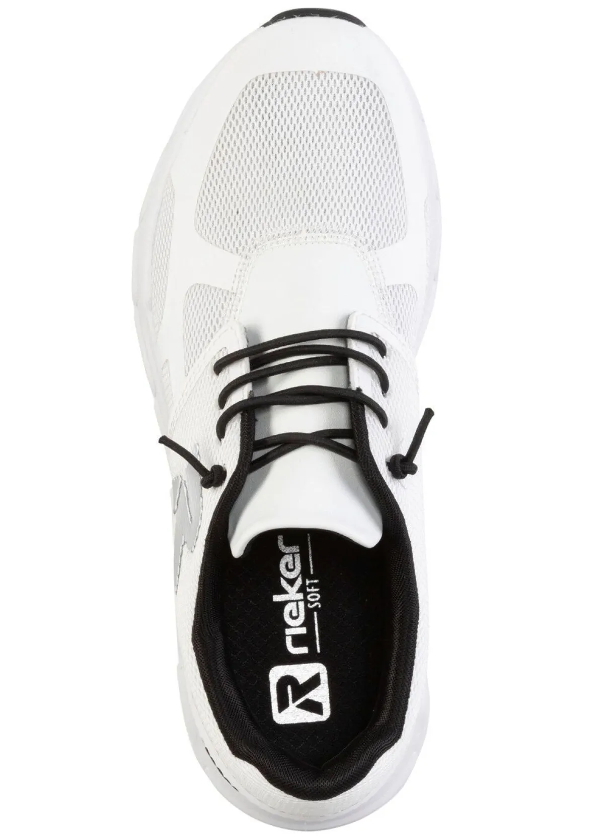 Damen Rieker Sneaker aus teilweise beschichtetem Meshmaterial