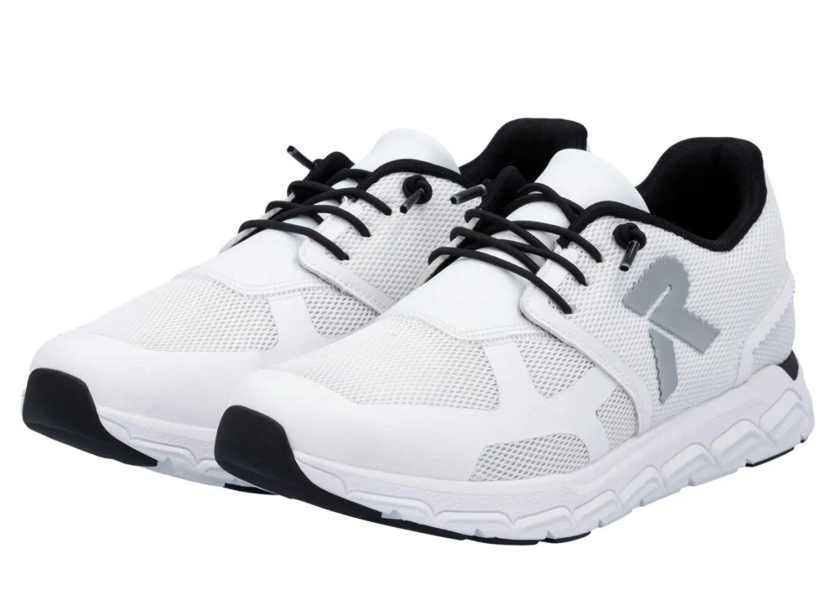 Damen Rieker Sneaker aus teilweise beschichtetem Meshmaterial