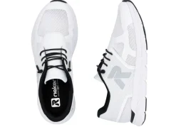 Damen Rieker Sneaker aus teilweise beschichtetem Meshmaterial