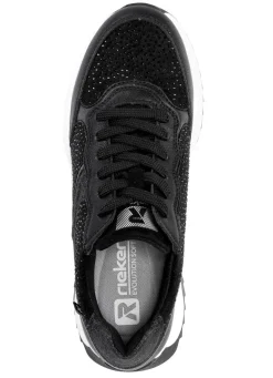 Damen Rieker Sneaker mit Glitzersteinchen