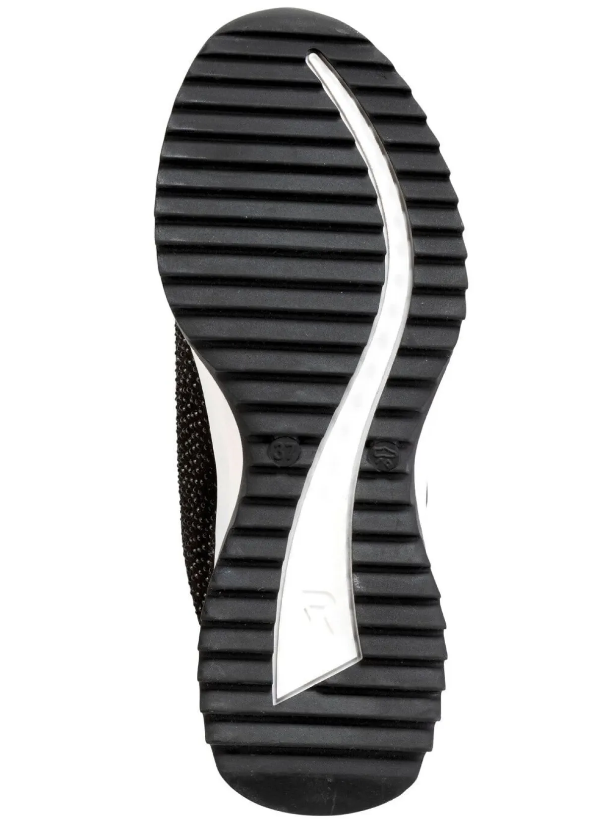 Damen Rieker Sneaker mit Glitzersteinchen