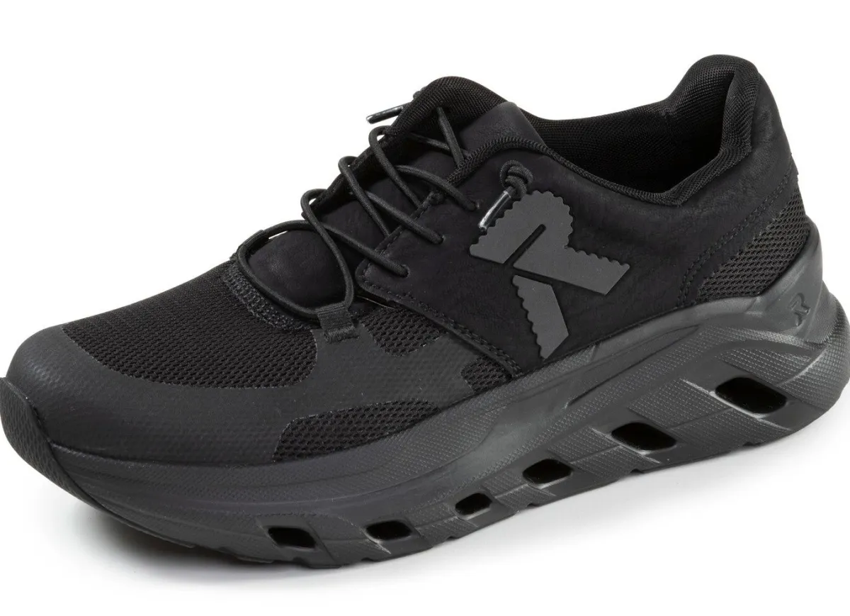 Damen Rieker , sportive Damen-Sneaker, Weite G, mit herausnehmbarem Fußbett