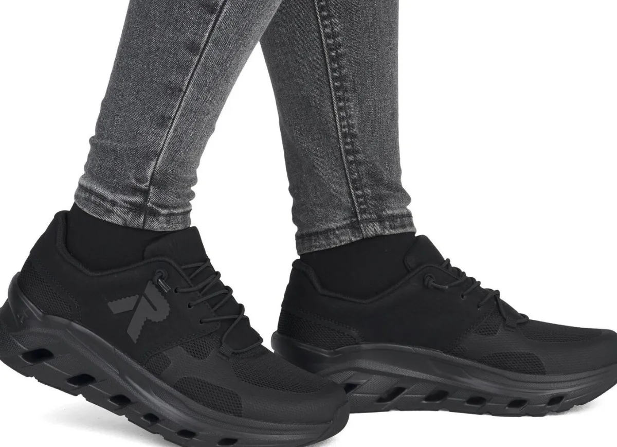 Damen Rieker , sportive Damen-Sneaker, Weite G, mit herausnehmbarem Fußbett