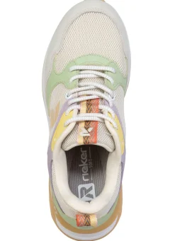 Damen Rieker , sportliche Damen-Sneaker, mit herausnehmbarem Fußbett