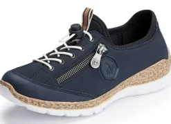 Damen Rieker , sportliche Damen-Sneaker, mit MemoSoft Decksohle