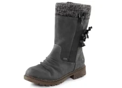 Damen Rieker Stiefel aus Nubukmaterial