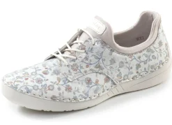 Damen Rieker , stilvolle Damen-Sneaker, mit elastischer Zierschnürung