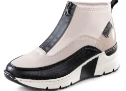 Damen Rieker , stylische Damen-Boots, Weite G, mit Reißverschluss