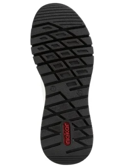 Damen Rieker , stylische Damen-Sneaker, Weite H, mit herausnehmbarem Fußbett