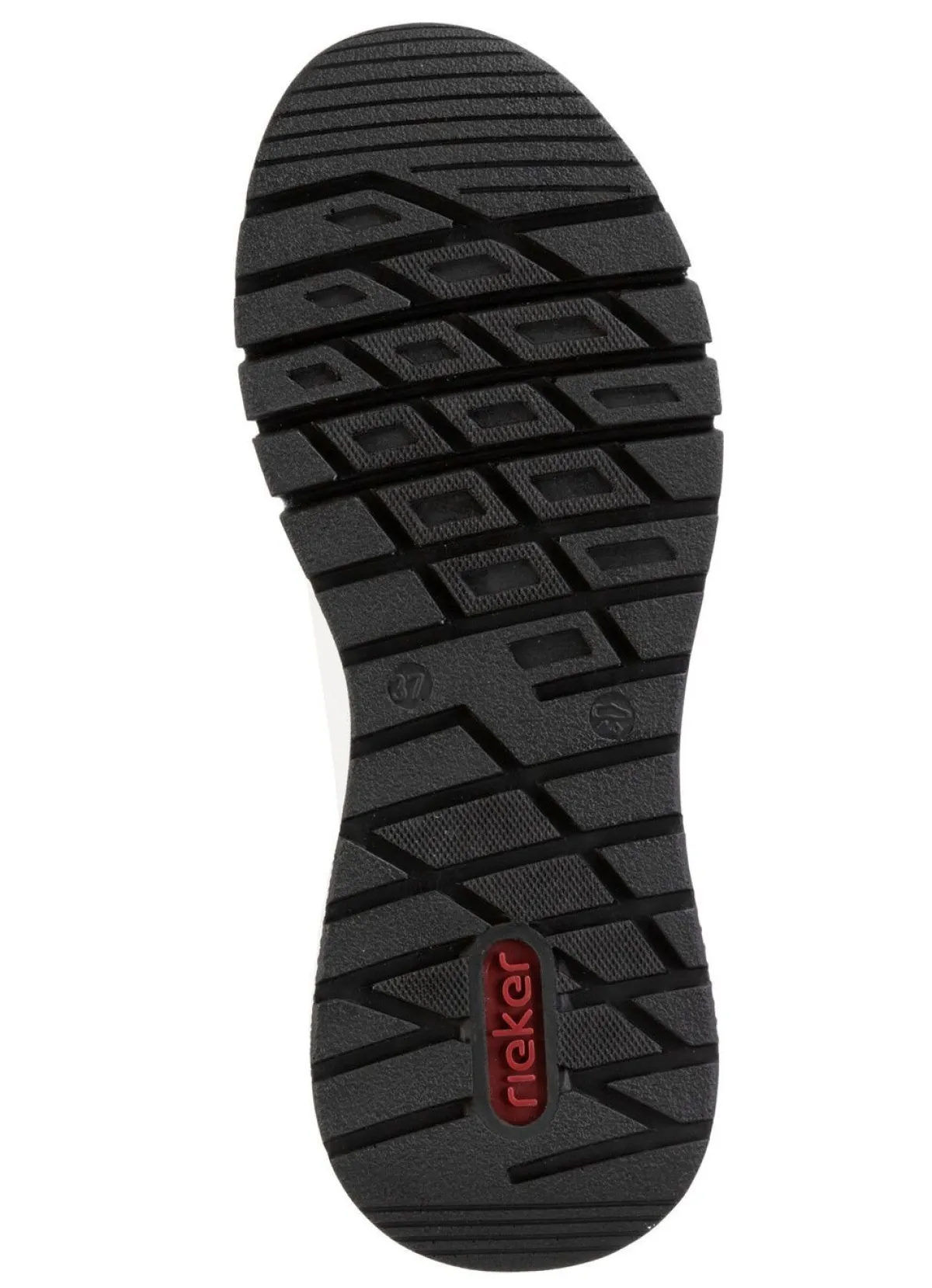 Damen Rieker , stylische Damen-Sneaker, Weite H, mit herausnehmbarem Fußbett