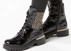 Damen Rieker , stylische Damen-Stiefeletten, Winterschuhe, mit Reißverschluss