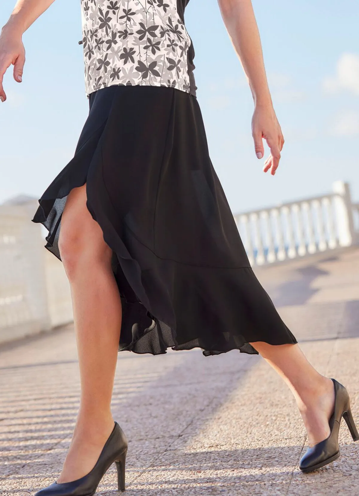Damen laurakent Rock mit asymmetrischem Saumabschluss