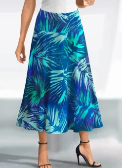 Damen BADER Rock mit ausdrucksstarker Dessinierung