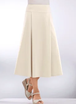Damen KLAUS MODELLE MADE IN GERMANY Rock mit gelegten Falten